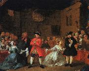HOGARTH, William A Scene from the Beggar's Opera g oil on canvas